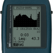 1/3-oktav spektrum 0,4 Hz – 20 kHz