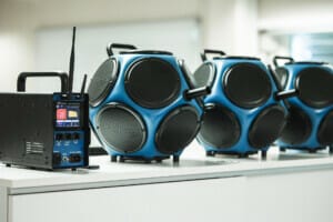 Norsonic Dodecahedron loudspeaker Nor276 and Power amplifier Nor282